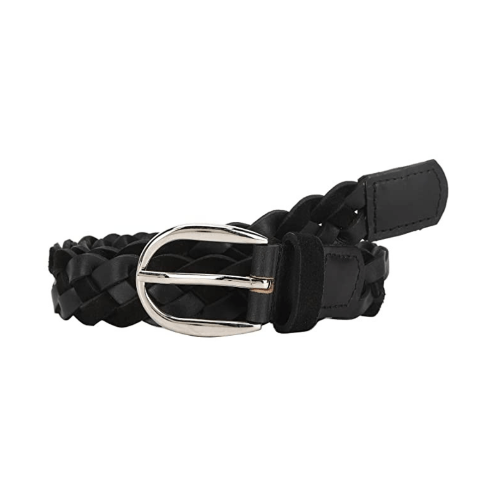 Braided Leather belt (Brown)